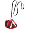 1031364-e-01.png HARNAIS AVEC LAISSE HARMS NOIR & ROUGE taille M