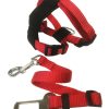 1032089-d-02.jpeg Harnais Connecteur pour ceinture de sécurité de voiture Rouge & Noir