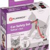 1032089-v-01.jpeg Harnais Connecteur pour ceinture de sécurité de voiture Rouge & Noir