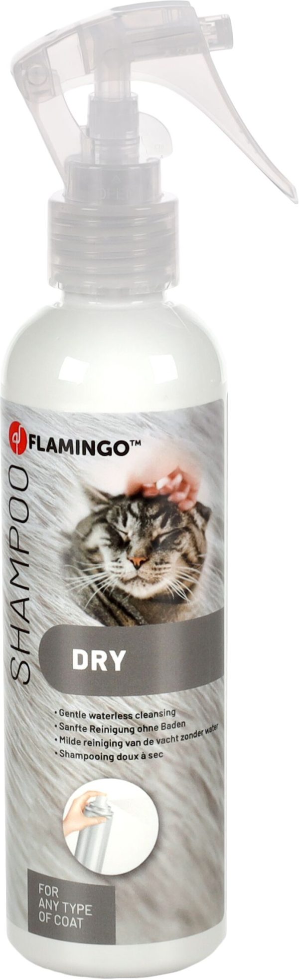1033328-e-01.jpeg Flamingo Shampoing Sec Aloe Vera pour Chat 200ml