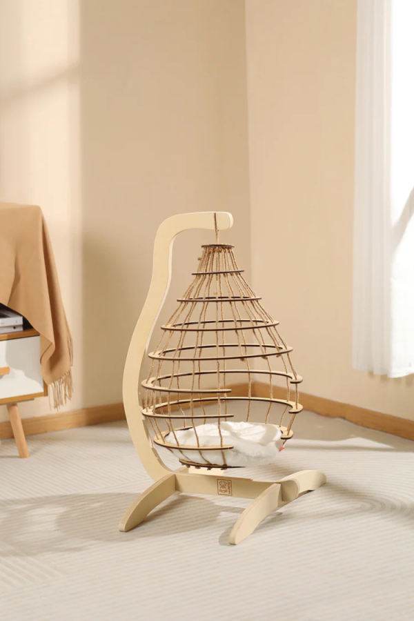 20302399-5.png Lit suspendu pour chat en forme de nuage avec coussin