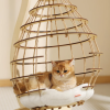 20302399-7.png Lit suspendu pour chat en forme de nuage avec coussin