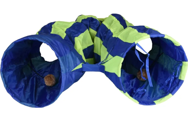 33162-d-01.png JOUET FELINE TUNNEL AVEC BALLE BLEU & VERT