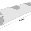 33162-t-01.png JOUET FELINE TUNNEL AVEC BALLE BLEU & VERT