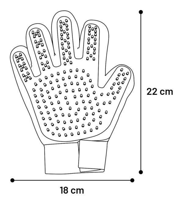 Gant de massage & Gant de pansage Mandy