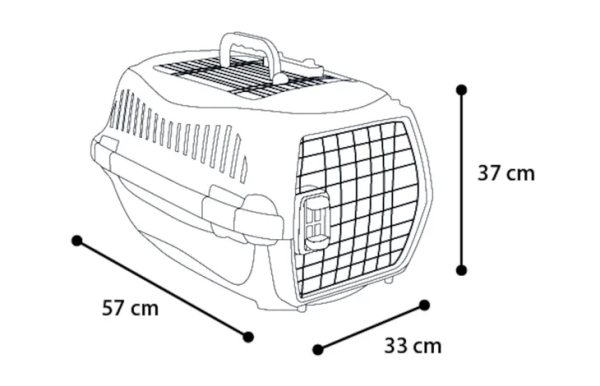 517572-t-01.png CAGE DE TRANSPORT GLOBE GRIS