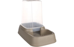 DISTRIBUTEUR DE NOURRITURE & DISTRIBUTEUR AUTOMATIQUE D'EAU VEDI TAUPE