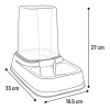 522540-t-01.png DISTRIBUTEUR DE NOURRITURE & DISTRIBUTEUR AUTOMATIQUE D'EAU VEDI TAUPE