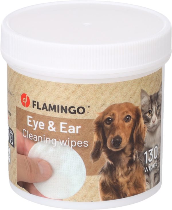 Lingette nettoyante pour les yeux et les oreilles Reini Rond Chiffon imbibé