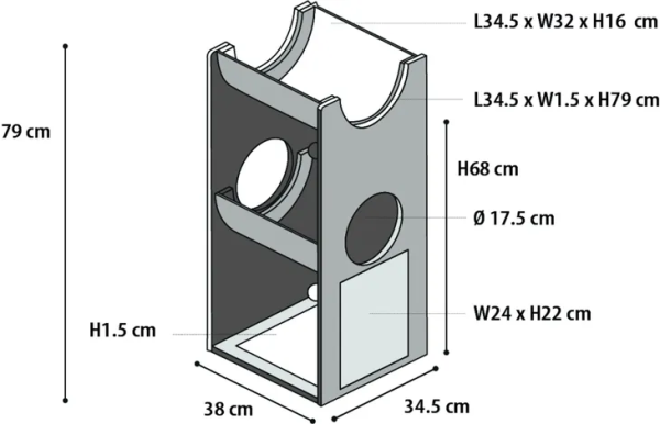 560556-t-01.png TOUR À GRIFFER BRONKO GRIS FONCÉ