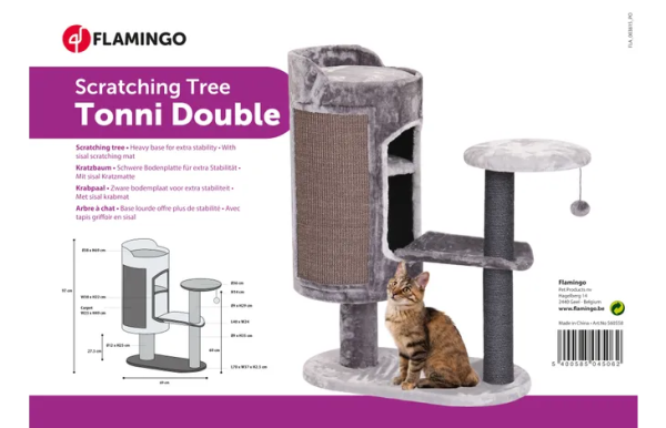 ARBRE À CHAT TONNI GRIS