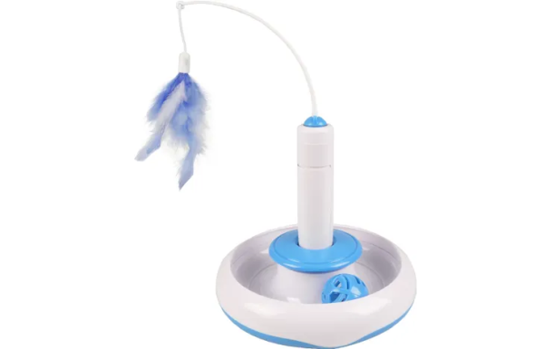 560620-e-01.png JOUET ÉLECTRONIQUE CIRCUIT AVEC BALLE BLEU CLAIR BLANC