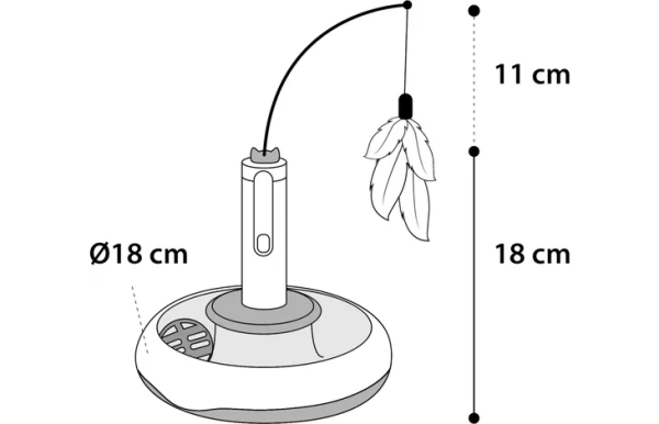 560620-t-01.png JOUET ÉLECTRONIQUE CIRCUIT AVEC BALLE BLEU CLAIR BLANC