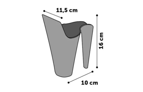 560669-t-01.png PELLE À LITIÈRE POUR CHAT CUP NOIR