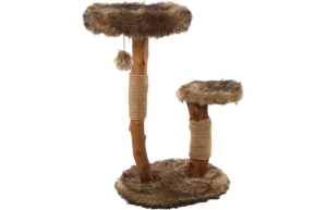 ARBRE À CHAT BETULA 2 BRUN & NATUREL