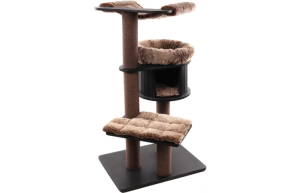 ARBRE À CHAT RAISA 2 BRUN & GRIS