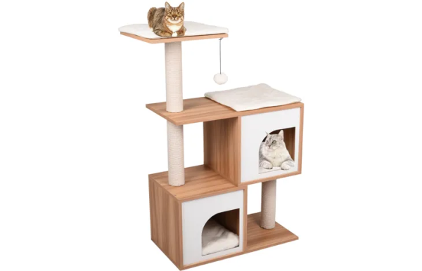 ARBRE À CHAT DANA BEIGE & ÉCRU & NATUREL & BLANC