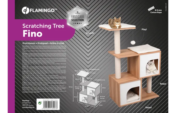 ARBRE À CHAT DANA BEIGE & ÉCRU & NATUREL & BLANC