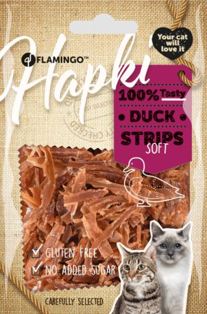 FRIANDISES HAPKI LANIÈRES CANARD 50Grs
