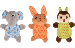 JOUET KIRK LAPIN & ÉLÉPHANT & ÉCUREUIL