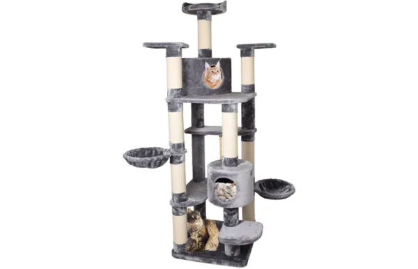 561086-d-01.png ARBRE À CHAT GIGANTO GRIS & BLANC