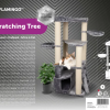 ARBRE À CHAT BABEL GRIS & BLANC