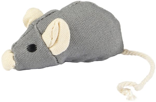 561114-e-01.jpeg Jouet Natural Fun Souris Gris & Beige