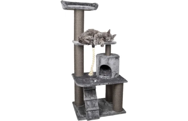 ARBRE À CHAT EDAN GRIS & GRIS FONCÉ