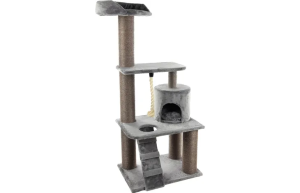 ARBRE À CHAT EDAN GRIS & GRIS FONCÉ