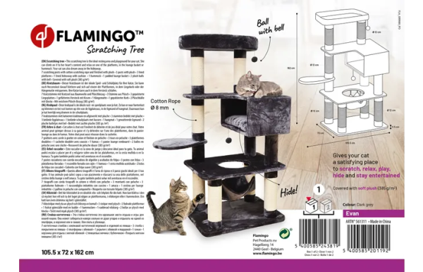 561311-v-01.png ARBRE À CHAT EVAN GRIS FONCÉ