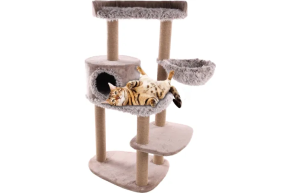ARBRE À CHAT OLIVER TAUPE