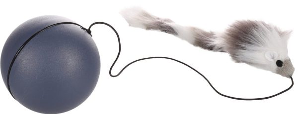 561375-e-01.jpeg JOUET ÉLECTRONIQUE BOULA SOURIS AVEC BALLE GRIS FONCÉ