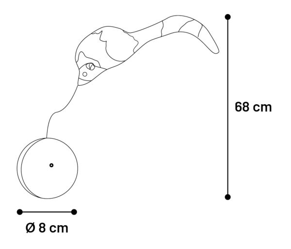 561375-t-01.jpeg JOUET ÉLECTRONIQUE BOULA SOURIS AVEC BALLE GRIS FONCÉ