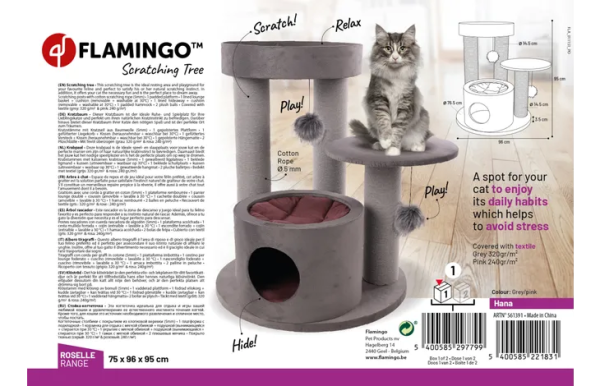 ARBRE À CHAT HANA GRIS