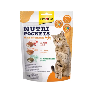 GimCat Nutri Pockets Mix Malt-Vitamines 150g