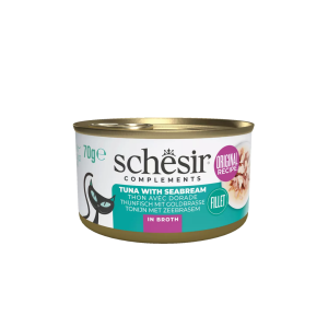 Schesir Cat 70gr - THON & DAURADE (bouillon)