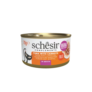 Schesir Cat 70gr - THON & CAROTTE (bouillon)