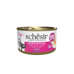 Schesir Cat 70gr - POULET & JAMBON (bouillon)