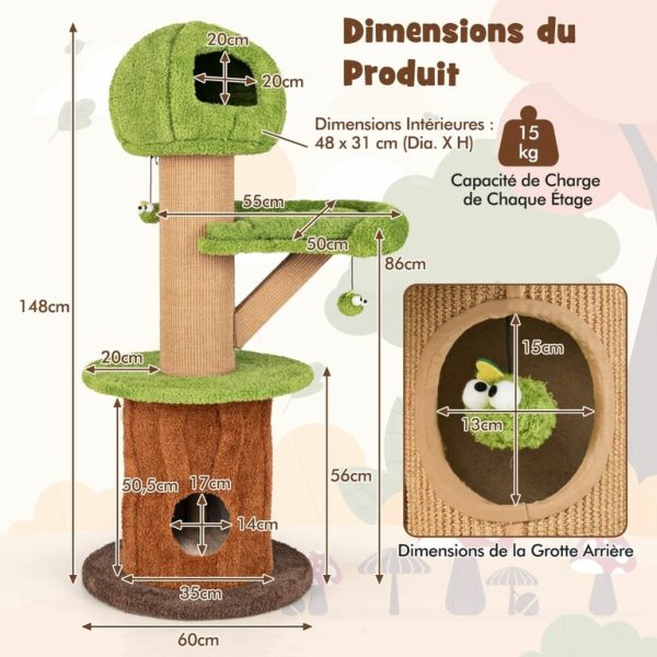 Arbre à chat "Forêt Enchantée"