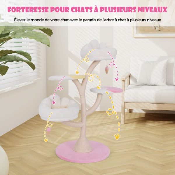 Arbre à chat Fleur de Coton