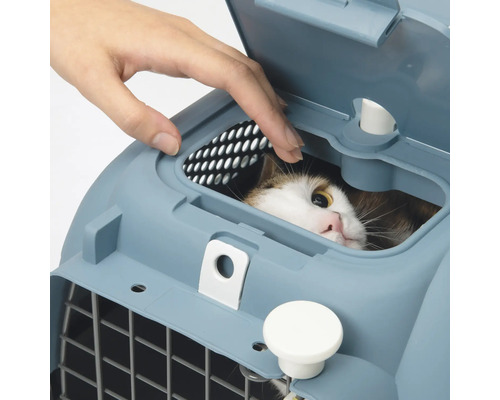 as-75388905.jpeg Catit - Cage de transport taille S couleur gris & bleu