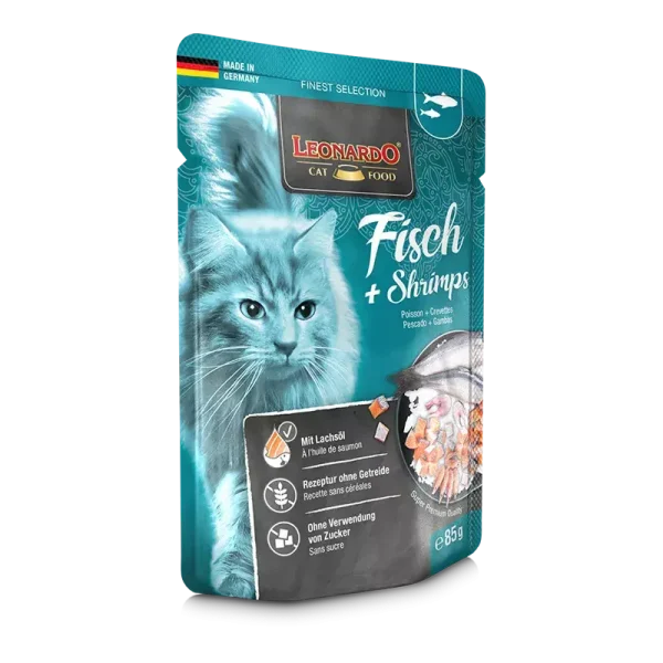 bl-pouch-finest-selection-fisch-shrimps-85g-li-1920x1920.png LEONARDO® Poisson + Crevettes