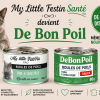 DE BON POIL Pâtée ''Boules de poils'' - thon et chou frisé en sauce 80g