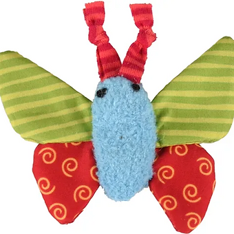 daac29-0c6c4a8f11764338bf0b72b3db254615-mv2.png JOUET YOWLY PAPILLON VERT ROUGE NOIR ORANGE BLEU 2 PIÈCES