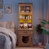 Le Manoir des Moustaches – Meuble multifonction lumineux pour chat