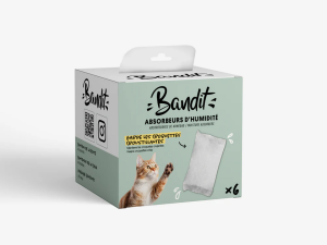 Sachets absorbeurs humidité x6 pour distributeur intelligent " BANDIT "