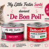 image-poulet-boeuf-en-sauce.png DE BON POIL renforce l'énergie 80grs pour chat- poulet & bœuf en sauce