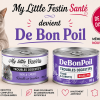 image-thon-carottes-en-bouillon.png DE BON POILS Boîtes pour chat digestion - 80 g bouillon - Thon & Carotte