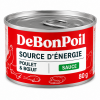 poulet-beuf-en-sauce.png DE BON POIL renforce l'énergie 80grs pour chat- poulet & bœuf en sauce