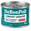 poulet-canneberge-thon-et-courgette-en-bouillon.png DE BON POIL Pâtée ''Confort urinaire'', bouillon Poulet et Canneberge 80g